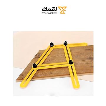 شابلون الگو برداری پلاستیکی زرد 1525 گونیومتر-02