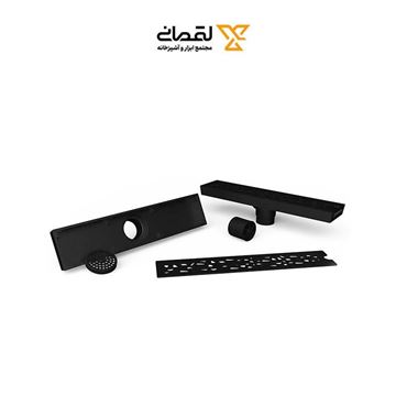 کفشور 30 سانت هندسی مشکی المیرا کد 435B سارانیک SARANIC-02