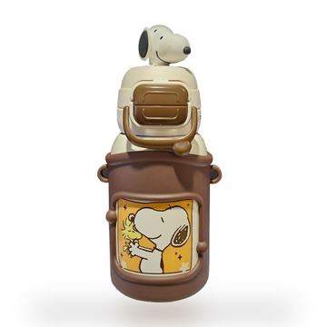 فلاسک اسنوپی کرم قهوه ای کد SXH005