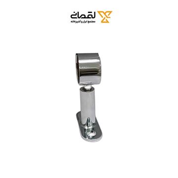 پایه سقفی گرد لوله استیل 25 ته بسته کروم کد N504 نایس NICE-02