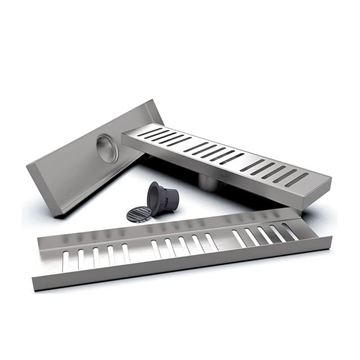 کفشور 30 سانت خروجی وسط مشبک کروم مات سایان کد 145SMسارانیک SARANIC-01