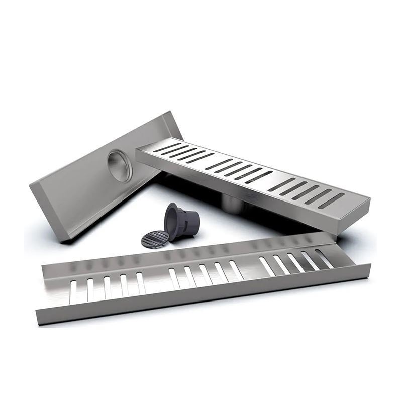 کفشور 30 سانت خروجی وسط مشبک کروم مات سایان کد 145SMسارانیک SARANIC-01