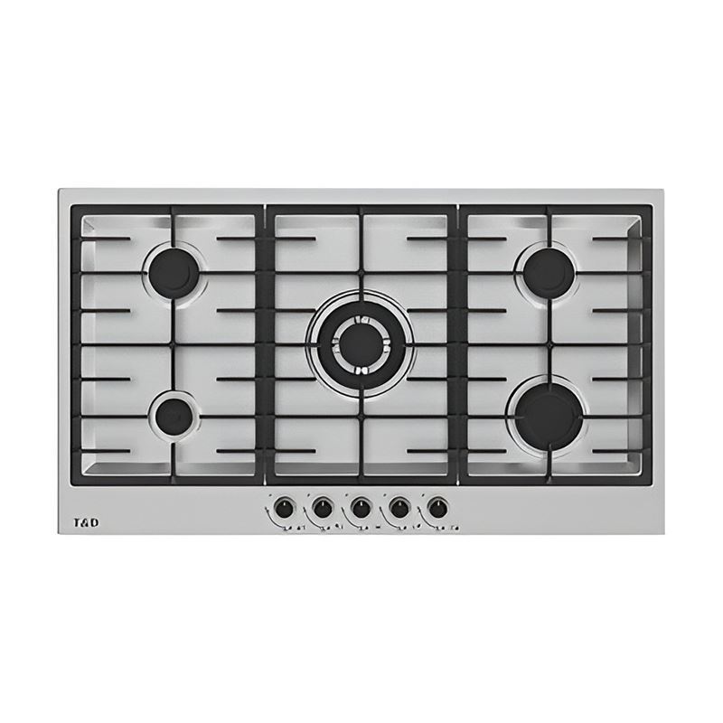 اجاق گاز 5 شعله T&D مدل TD136E تی اند دی T&D-01