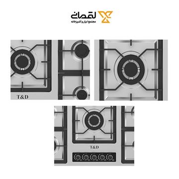 اجاق گاز 5 شعله مدل TD103S2 تی اند دی T&D-02