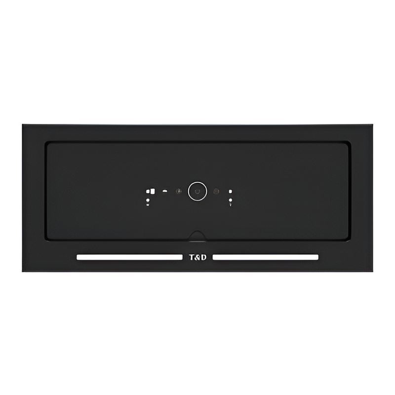 هود شیشه ای 70 سانت مشکی مخفی مدل TD65S تی اند دی T&D-01