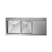 سینک ظرفشویی استیل 50116 با جا مایع کد SD01 آکو ACO-01