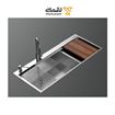 سینک ظرفشویی استیل 50116با جا مایع کد ST-01 آکو ACO-02