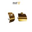 جا دستمال کاور دار طلایی مات B16 مدل 1645میلوکس-02