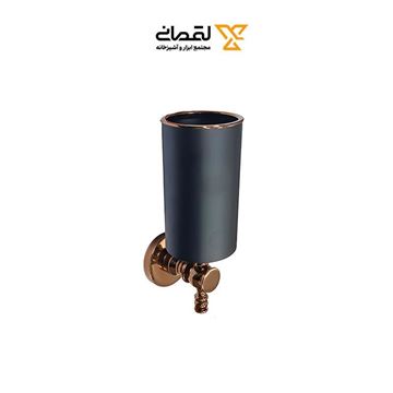 جا مسواک مشکی - رزگلد مدل ژیکس ساده 6138 میلوکس-02