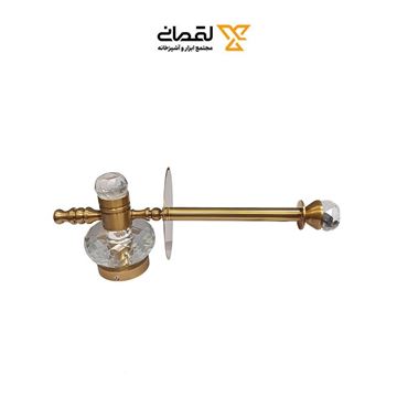 جا دستمال کوتاه طلایی مات مدل کرو بیگ 6142 میلوکس-02