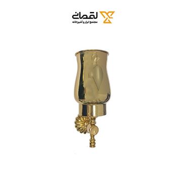جا مسواک طلایی مدل فلور 6138 میلوکس-02