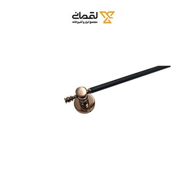 جا حوله بلند مشکی - رزگلد مدل ژیکس ساده 6132 میلوکس-02