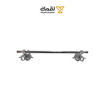 جا حوله کوتاه کروم مدل کرونت 6133 میلوکس-02