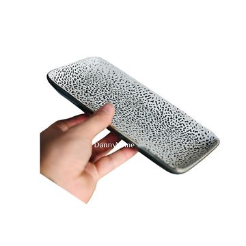 رولت طوسی طرح سنگ لبه طلایی 20 سانت دنی هوم  Danny Home