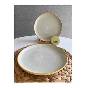 پیشدستی روستیک خط دار سبز 20 سانت پاشاهوم PASHA HOME-02