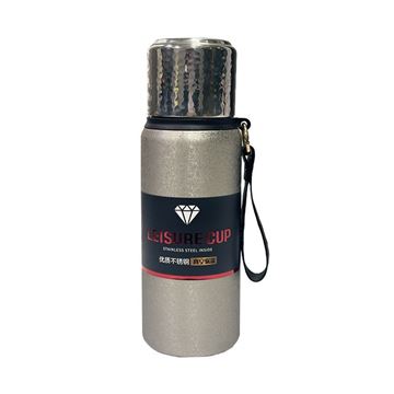 تصویر فلاسک استیل 600 میل سیلور روشن کد 21