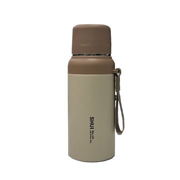 تصویر فلاسک 600 میل بند دار کرم-نسکافه SHUI