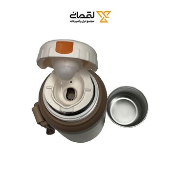 تصویر فلاسک 600 میل بند دار کرم-نسکافه SHUI