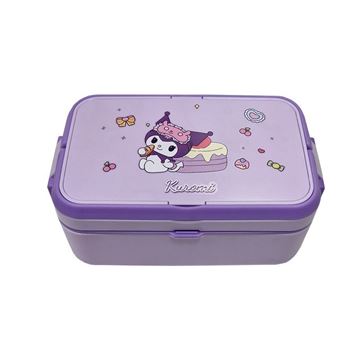 تصویر ظرف غذا کرومی یاسی کد XY-J190