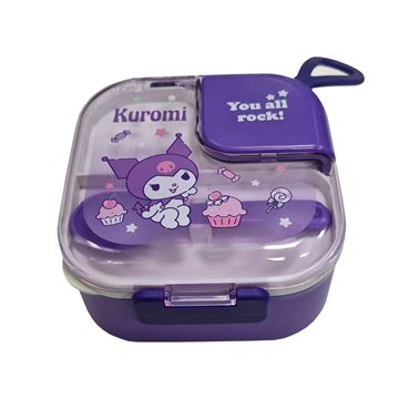 تصویر ظرف غذا کرومی بنفش کد HY-022