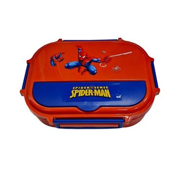 تصویر ظرف غذا اسپایدرمن قرمز کد HY-005