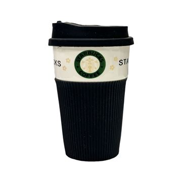 تصویر ماگ سر سیلیکونی مشکی استارباکس STARBUCKS