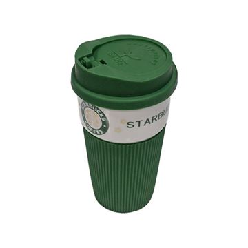 تصویر ماگ سر سلیکونی سبز استار باکس