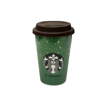 تصویر ماگ جعبه دار طرح استارباکس سبز