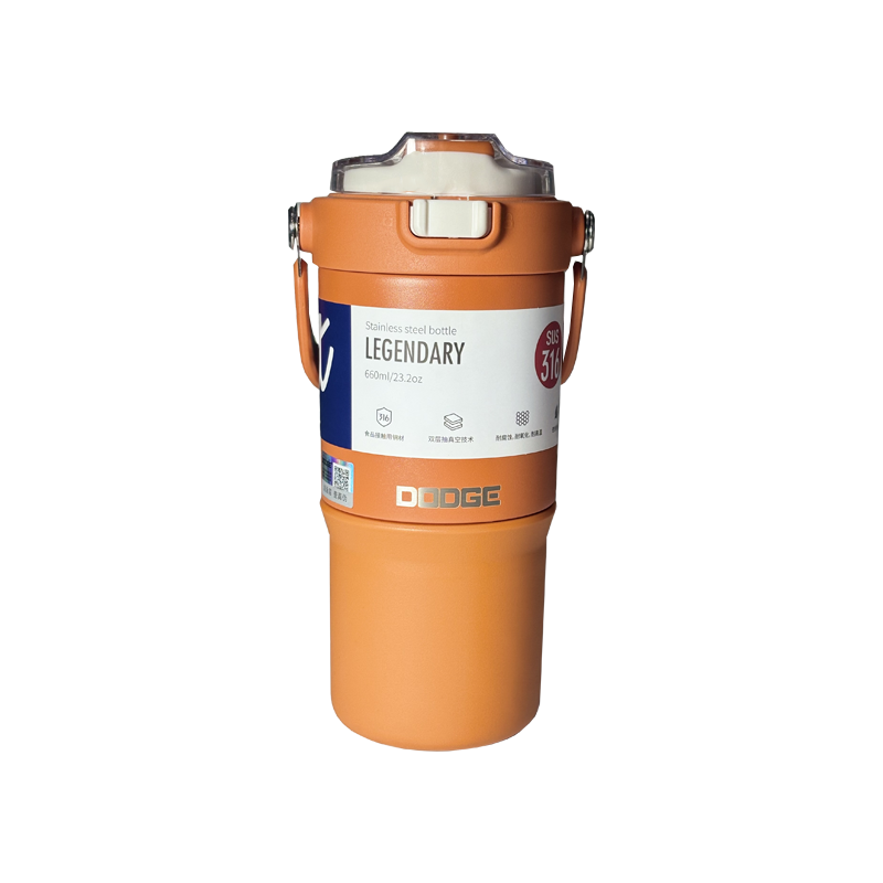 تصویر  فلاسک 600 میل کد S-23681 نارنجی