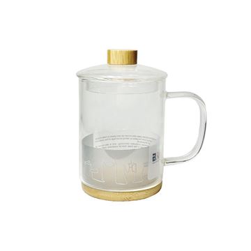 تصویر ماگ دمنوش در شیشه ای 320ML شفاف PIREX مدل VK314208 بی وی کی BVK
