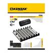تصویر  ست بيت نوک پيچ گوشتي موبايلي 126 عددي با جعبه تاشو مدل 9286 کنزاکس KENZAX