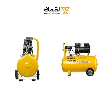 تصویر کمپرسور هوا 50 ليتري 2 اسب 2 سيلندر مدل 5451P کنزاکس KENZAX