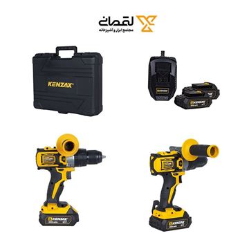 تصویر دریل چکشی براشلس 20 ولت مدل 8860P کنزاکس KENZAX