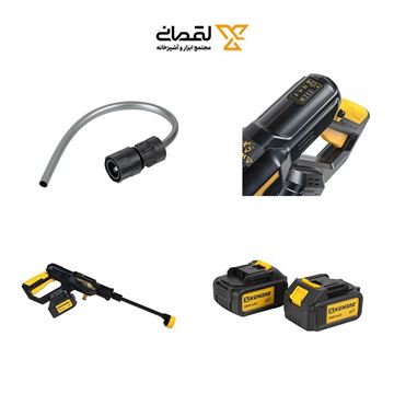 تصویر کارواش شارژی 400 وات 25 بار مدل 8770 کنزاکس KENZAX
