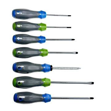 تصویر پیچ گوشتی 7 عددی دسته فایبر مدل CR-130S2 کراسمن  CRASMAN