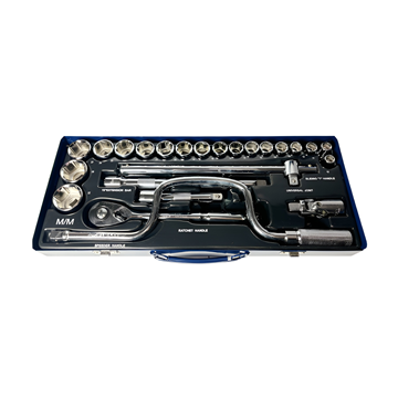 تصویر جعبه بکس 1/2 اینچ 6 پر 24 عددی سفید مدل BM424-6P-D مستر MASTER